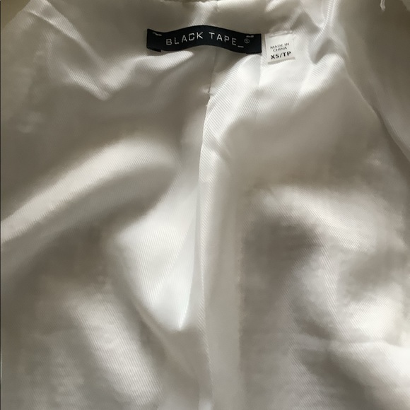 Black Tape Winter White Open Blazer - Picture 4 of 4